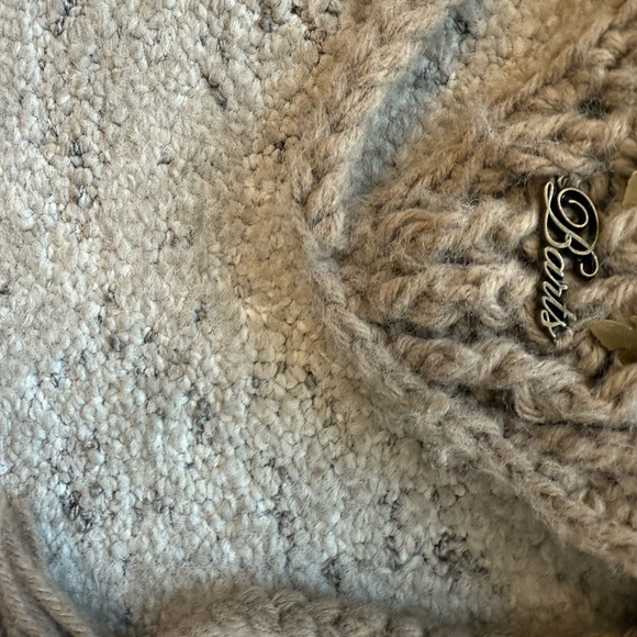 Barts Chunky Knit Hat with Tassels - Brown - Picture 3 of 10